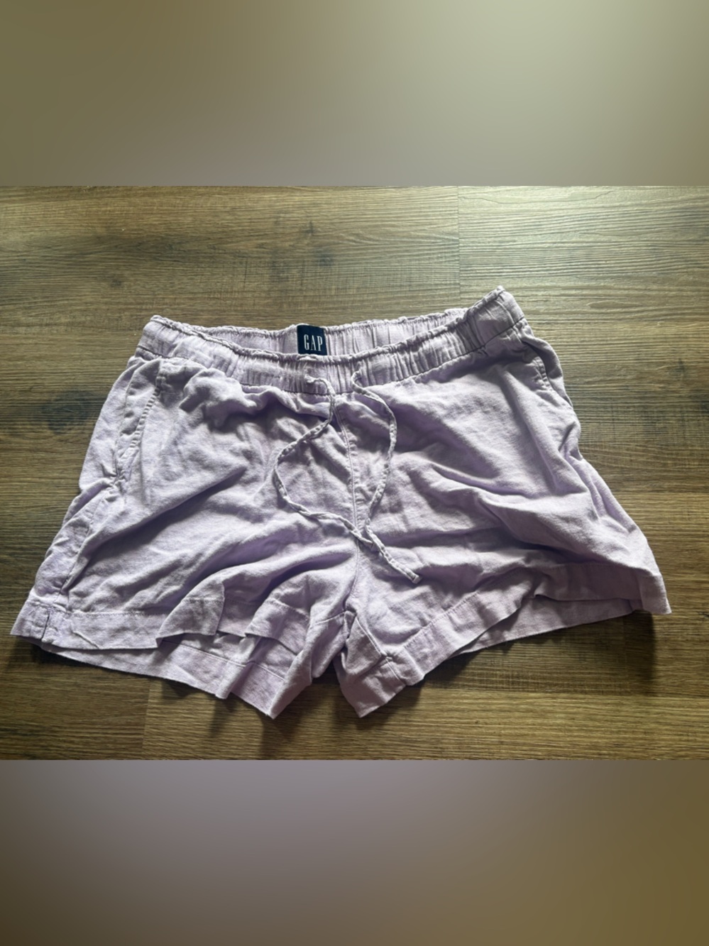 GAP Pastel Lavender Elastic Waist Shorts